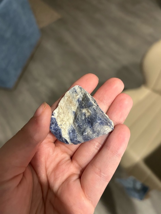 Other - Sodalite Specimen Blue and White Natural Stone Accent - Home Accents Decor
